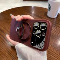 Funda de lujo con anillo de PC mate para iPhone 14, 13, 12, 11, 15 Pro Max Plus, soporte de teléfono con carga inalámbrica Magsafe, cubierta de cristal - details 9