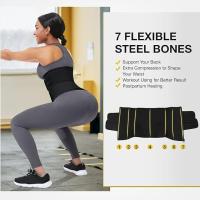 Entrenador de Faja para Mujer, Grasa del Beltre, torso Largo, sauna, entrenamiento,cinturones con Cremallera - details 3