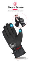 Guantes de invierno para moto de nieve, asas calientes para esquiar, invierno, impermeables, pantalla táctil, ciclismo, motocicleta, datos completos, algodón grueso - details 9
