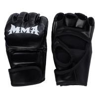 1Pair Thick Boxing Gloves MMA Gloves Half Finger - details 5