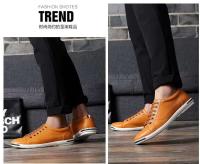 Vestido colorido con elevador de cuero para hombre, versión coreana, zapatos puntiagudos de negocios británicos para conducir - details 6