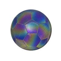 Balón de fútbol n.° 5 reflectante, color brillante, para entrenamiento interior y exterior - details 5