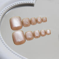 Uñas postizas de ojo de gato con purpurina, resistentes a las manchas y al desgaste para amantes de la manicura y la belleza - details 0