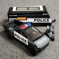 Camión Cybertruck de Policía a Escala 1:32 Modelo de Coche de Juguete de Aleación con Sonido y Luz - details 5
