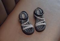 Sandalias con correa en el tobillo para niñas, zapatos de playa para niños, sandalias de princesa con punta abierta, 2023 - details 6