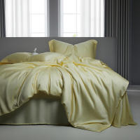 Jueges de Cama de Algodón de Alta Densidad Tamaño Rey Diseño Plano Material de Jacquard de Saten - details 14