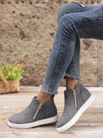 Zapatos informales de cabeza redonda para mujer, Calzado cómodo de fondo plano, a la moda, primavera y otoño, novedad - details 8