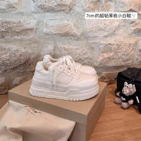 Nueva plataforma zapatos blancos moda deportes casual zapatos blancos - details 2