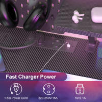 Mesa de Juegos Rcynview Diseño Moderno de Medio Siglo Superficie de Fibra de Carbono - details 3