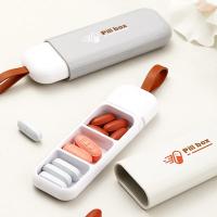 Caja De Medicamentos Portátil 2PCS Con Tres Compartimentos Para Viaje Y Automóvil Caja De Almacenamiento Moderna De Plástico ABS Para El Hogar - details 4