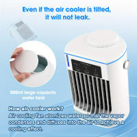 Aire Acondicionado portátil 4 en 1, ventilador con humidificador y filtro para dormitorio, oficina y exteriores - details 10