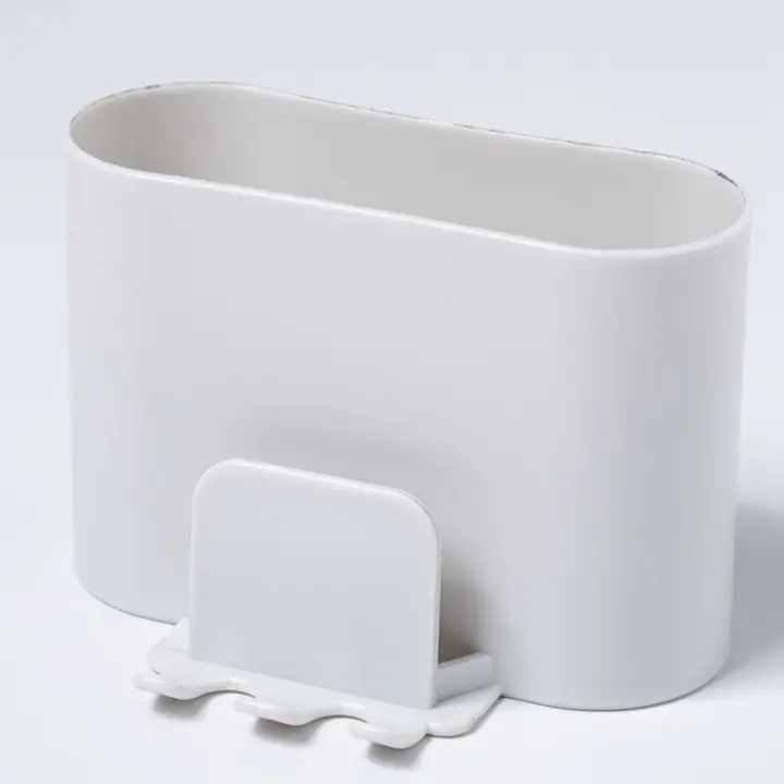 Soporte para cepillo de dientes montado en la pared, estante para taza de dientes, estante de almacenamiento de pasta de dientes, accesorios de baño calientes - 1