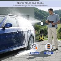 Power Blaster Plus Pressure Washer Cordless Portable Electric High Pressure Water Spray Gun
