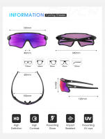 SCVCN-Gafas Polarizadas de Ciclismo para Hombres y Mujeres, 3 Lentes Intercambiables - details 1