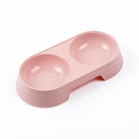 Macaron-cuenco doble para gatos, bandeja de plástico para beber comida, alimentador, suministros para mascotas, accesorios - details 6