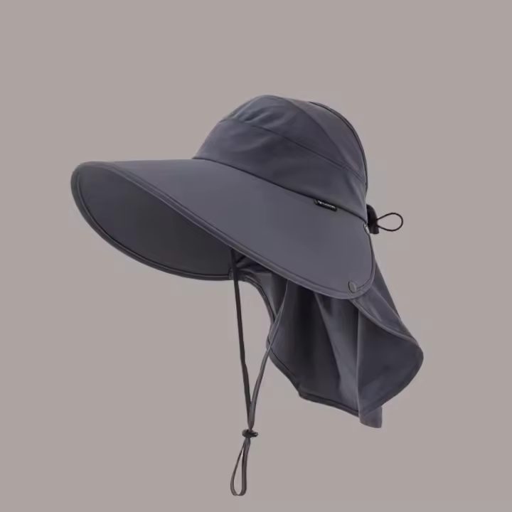 Nuevo diseño, sombrero de sol de ala ancha de verano, ajustable UPF 50+, cubierta completa, sombrero con protección UV, sombrero de copa vacío para ciclismo para hombre y mujer - 1