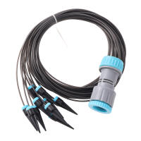 Kit de riego por goteo de 10 cabezales, dispositivo de riego por filtración de agua automática para jardín, invernadero, balcón, maceta, plantas - details 1