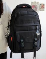 Mochila Escolar De Color Suave Para Niña, Estilo Universitario, Versión Coreana, Con Letras Simples, Para Estudiantes De Primaria Y Secundaria - details 4