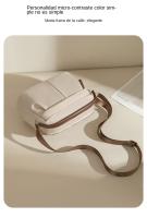 Bolso cruzado para mujeres, bolso de hombro versátil y personalizado, bolso de viaje de color sólido, bolso de almohada simple - details 2