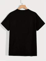 Camiseta de Hombre Cuello Redondo, Algodón, Todas las Temporadas, Lavable, Moda Casual - details 2