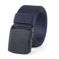 Cinturón ajustable para hombre, hebilla de plástico de nailon de lona, adecuado para deportes al aire libre, 125cm - details 15