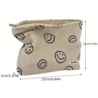 Bolsa de Maquillaje de Viaje Organizador de Cosméticos con Cremallera Bolsa de Cepillos de Belleza para Monedero - details 1