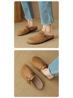 Pantuflas Birken retro planas sin cordones para mujer, 2025. - details 2