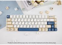 USLION-teclas de perfil XDA con tema de leche de soja, teclas de sublimación con tinte PBT en inglés, teclas para juegos, Teclado mecánico, interruptor MX, 134 teclas - details 13