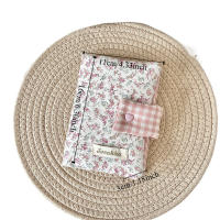 Cuaderno multiusos con patrones florales, tela resistente a las manchas, diario con estampado Floral, cubierta protectora estética suave para diario - details 1