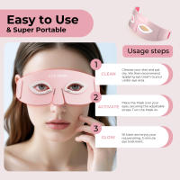 Máscara Facial de terapia de luz Led, equipo de belleza para uso doméstico, equipo de masaje ocular, máscara Ems con cable, máscara de ojos Ems para estiramiento Facial - details 2