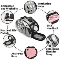 Mochila para Mascotas Transparente y Transpirable Portador de Gatos para Viajes al Aire Libre - details 3