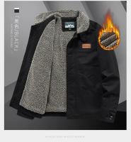 Chaqueta de invierno para hombre, chaqueta de béisbol de alta calidad, chaqueta Bomber gruesa y cálida con bordado de solapa para hombre, chaquetas gruesas de lana para hombre - details 21