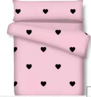 Funda de cama nórdica de 135 cm. Modelo moderno, juego completo con oso, microfibra muy suave y transpirable, funda de edredón, fácil de usar a máquina. - details 4