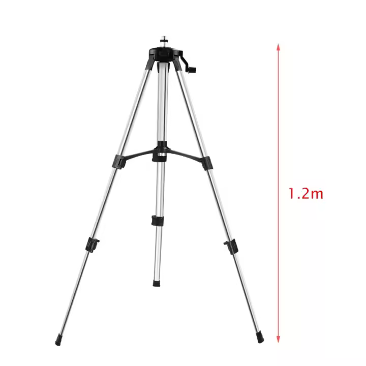 Tripod de Nivel Láser Soporte de Tripod de Aleación de Aluminio Ajustable de Altura - 1