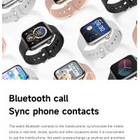 Reloj inteligente para hombre y mujer Watch 10 Serie 9 con 1,85 pulgadas de AMOLED pantalla, llamadas bluetooth,Súper serie NFC, carga inalámbrica,100 + modo deportivo,200 + dial personalizado,Reloj impermeable para Android IOS,Regalos de Navidad - details 8