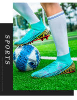 Botas de fútbol profesionales AG para hombres, zapatos de fútbol para niños, tacos altos para el tobillo, zapatillas de fútbol de hierba, zapatos de entrenamiento de Futsal, gran oferta - details 17