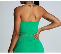 Sujetador Deportivo de Yoga para Mujer Ajuste Cómodo, Secado Rápido, Resistente a Golpes, Material de Nylon Ideal para Correr, Primavera/Verano - details 0