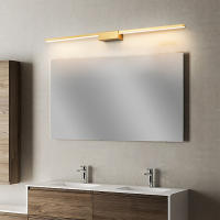 NEO Gleam-Lámpara LED de pared para espejo de baño, moderna, L70-90-110cm, AC85-265V, montada en tocador - details 0