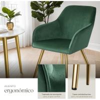 Sillas de Comedor Ergonómicas y Versátiles Juego de Sillas Tapizadas en Terciopelo - details 67