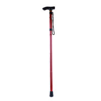 Bastón Telescópico De Aleación De Aluminio Para Senderismo Y Trekking Plegable Con Punta De Goma Para Ancianos Color Negro/Cobre - details 10