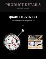 Relojes MEGIR de lujo de primera calidad para hombre, cronógrafo militar, resistente al agua, reloj deportivo de cuarzo, reloj de pulsera para hombre, reloj de silicona con esfera grande - details 9