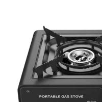 Encendido automático de alta potencia, resistente al viento, ahorro de energía, aleación, estufa de gas portátil de doble propósito, suministros de camping - details 0