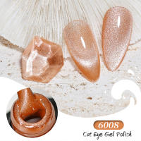 Esmalte de Uñas Clou Beaute con Cristal Ojo de Gato Holográfico UV Gel Helado Colores Soak Off Magnetico Híbrido - details 4