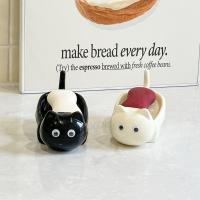 Adorno de escritorio, caja de jabón con forma de gato, estante de almacenamiento creativo exquisito, soporte multiusos para jabón, balcón - details 4