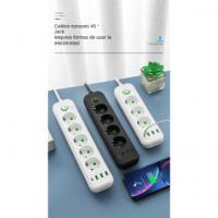 Tablero del hogar enchufe 3 4 5 posición socket 3usb PD enchufes de carga - details 4