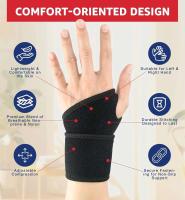 1 unidad de envolturas para túnel carpiano, soporte de muñeca ajustable, soporte para pulgar para deportes, protección para aliviar el dolor articular - details 2