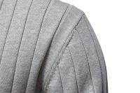 Chaqueta de punto de tendencia de suéter de manga larga con cuello en V para hombre de otoño e invierno - details 28
