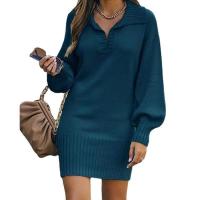 Suéteres de moda para mujer, vestidos informales con cuellos enrollados. - details 4