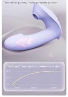 Vibrador femenino al aire libre telescópico de la succión del punto G del estimulador del clítoris inalámbrico de Bluetooth - details 21