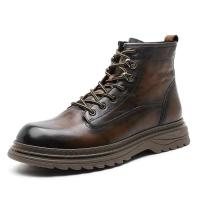 Venta al por mayor diseñado para hombres botines de plataforma Martens zapatos de hombre cuero genuino hecho a mano - details 8